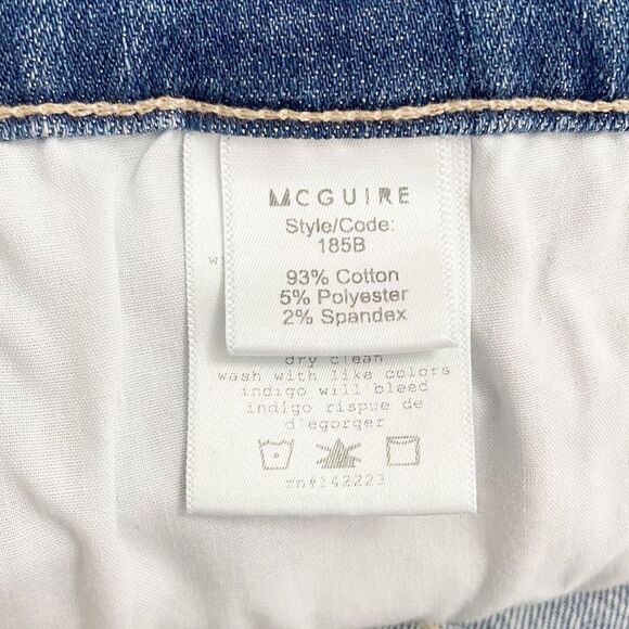 Anthropologie McGuire Newton Skinny Jeans in Coming Up Roses Women’s Size 27 - Picture 11 of 13